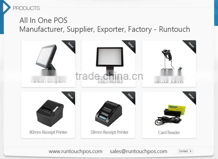 Runtouch RT-1520 New 2016 Touch Monitor USB and VGA connected separately