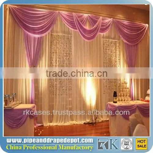 Beautiful Wedding Decoration of Square Tent Pipe and Drapes with competitive prices