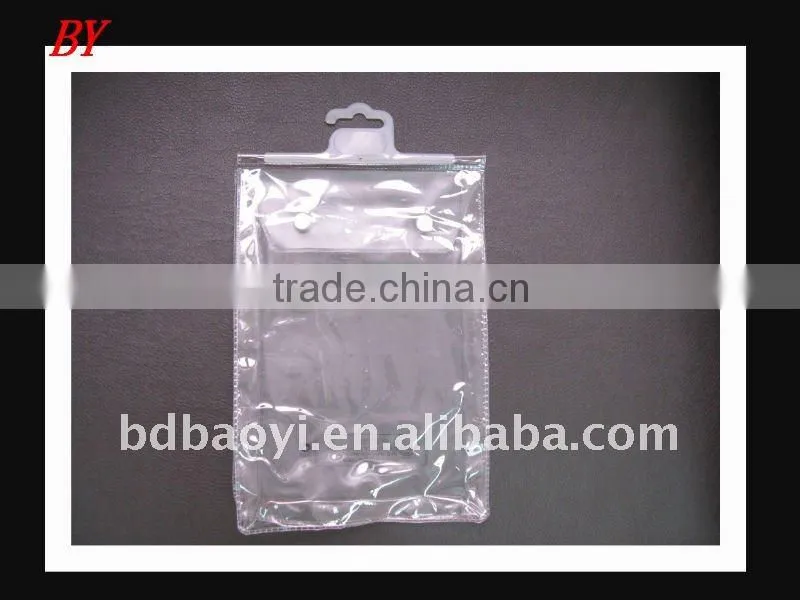 plastic packaging bags with hook for underwear