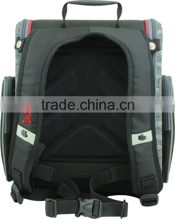 Little boys primary school bag red cars print school backpack