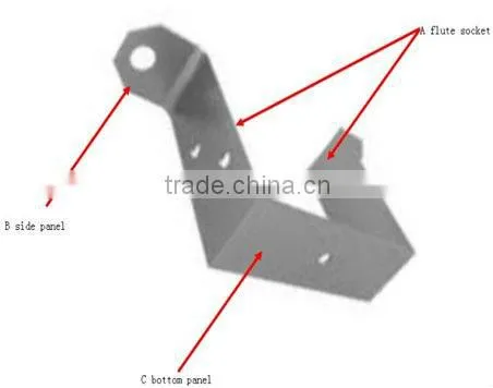 Stainless steel post bracket