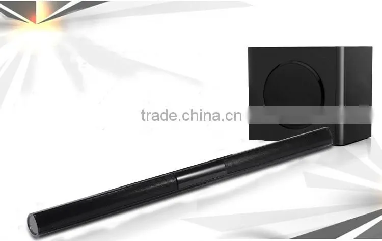 HIGH PERFORMANCE AND LOW PRICE TV SOUND BAR/SOUNDBAR SPEAKER WITH 6.5" WIRED SUBWOOFER