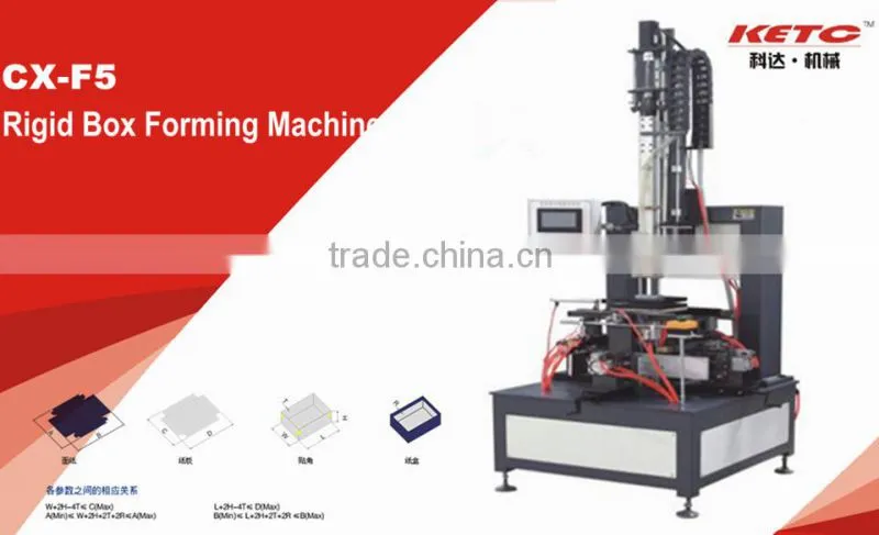 Pneumatic Rigid Cardboard Box Making Machine