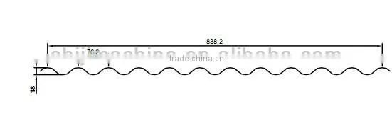 Roofing Corrugated Sheet Roll Forming Machine