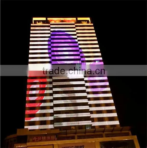 p40 new design Outdoor transparent flexible led display / strip led display / curved led screen