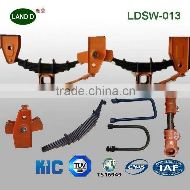 Trailer Axle German Axle 13T 16T with high quality and big heavy from CHINA