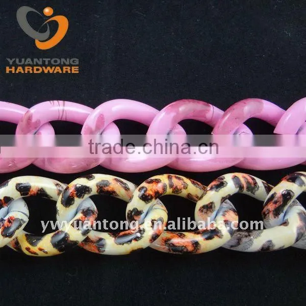 Fashion jewelry 4mm finished high quality aluninum chain
