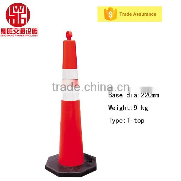 Famous in Zhejiang DINGWANG Reflective Plastic T-top Bollard
