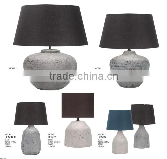 Fashion chinese ceramic decorate table lamp