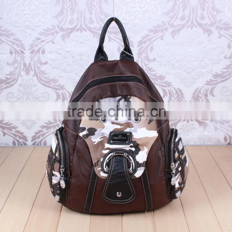 China factory supplier PU backpack school bag fashionable school bags