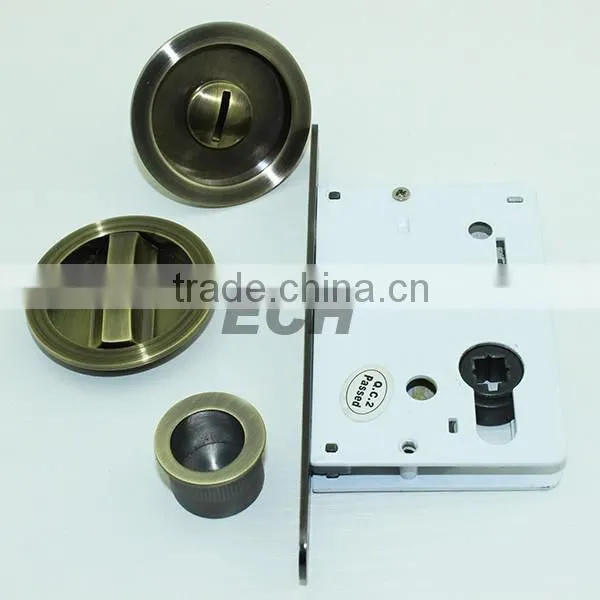 China supplier modern hotel zinc alloy sliding door lock