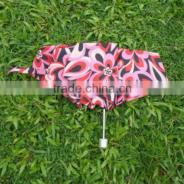 UV-proof flower lady 5-folding umbrella