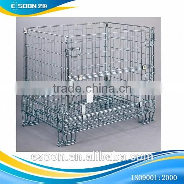 Foldable Steel Euro Cages Pallet Space Save cage