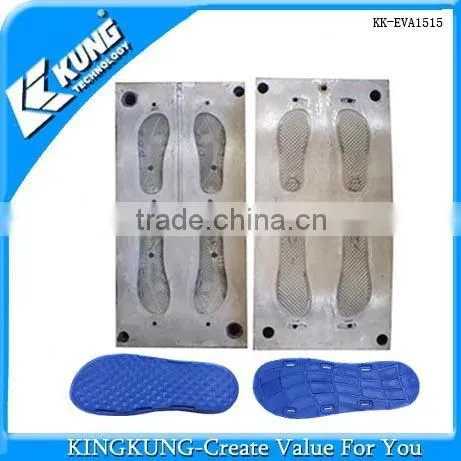 Cheapest price EVA outsole injection mould 1 mould 2 pairs