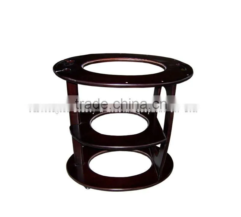 Guest Room Service Trolley Wooden TV Trolley Massage Trolley