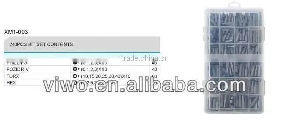S2 25mm 240pcs bit