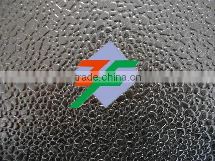 Pebble embossed aluminum sheet