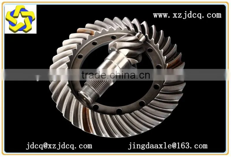 hot sale steel material steering spiral bevel gear for XCMG DA1170 SDLG XGMA LIUGONG construction parts