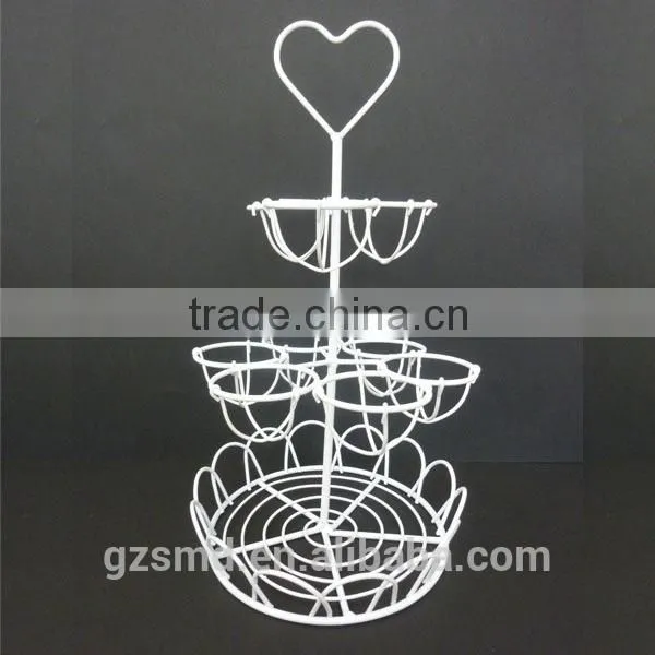 New Design 3 Tiers Iron Egg Holder