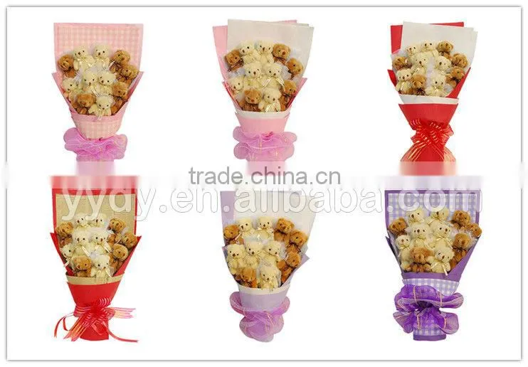 Charming plush toy bouquet novelty valentine gift