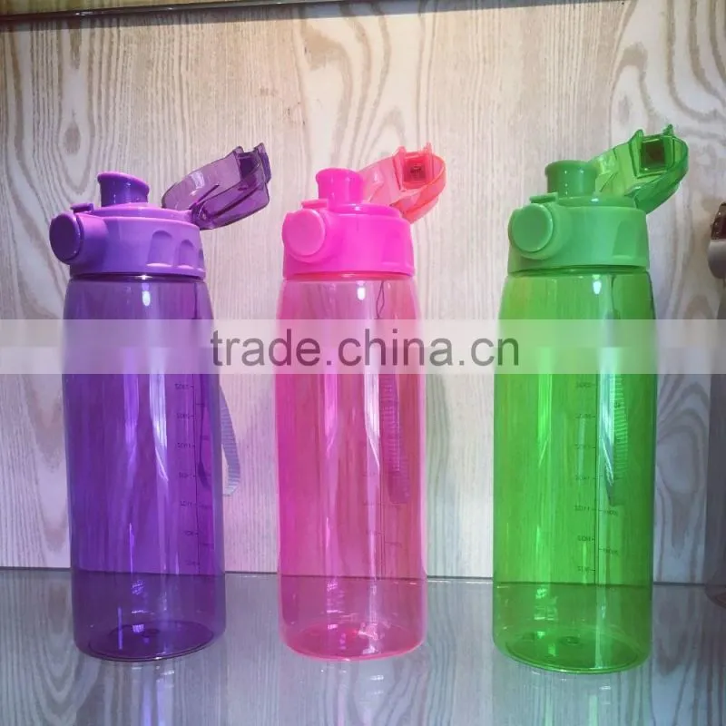 bpa free plastic sport water bottle available in various capacity