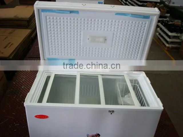 top open ice cream deep freezer household chest freezer