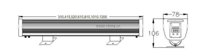 KL-0201 28W/48W ip65 Single color/RGB Outdoor LED Bar Wash Light