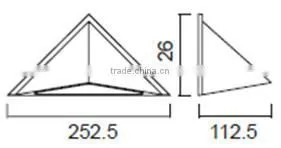 W-013325 IP54 outdoor modern down wall lamp for balcony,led residential wall lamp