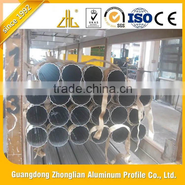White powder coated aluminium tube/ 28mm, 21mm, 22mm, 25mm, 32mm, 50mm, 55mm aluminium tube factory/ 6061 knurled aluminium tube