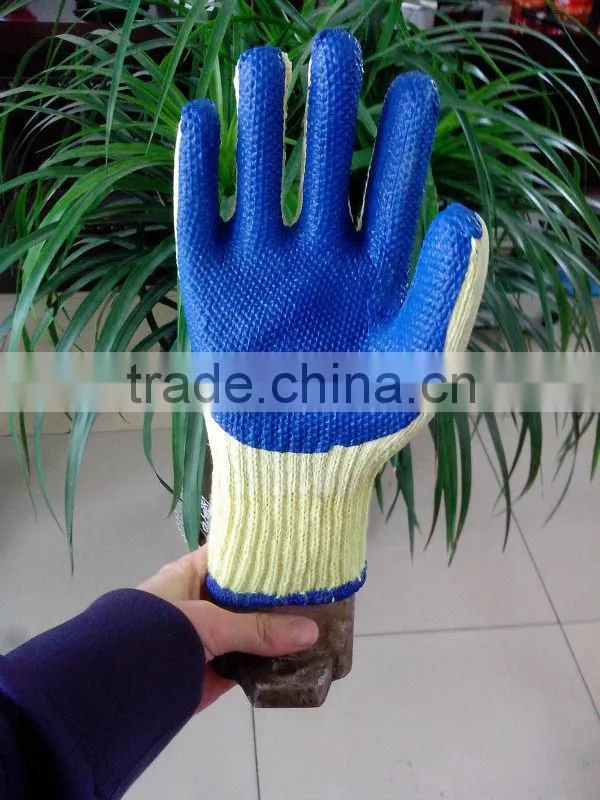 latex palm coated cotton global safety glove