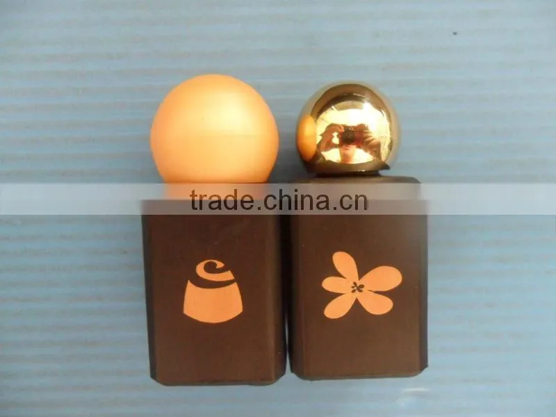 5ml square black glass perfume bottle