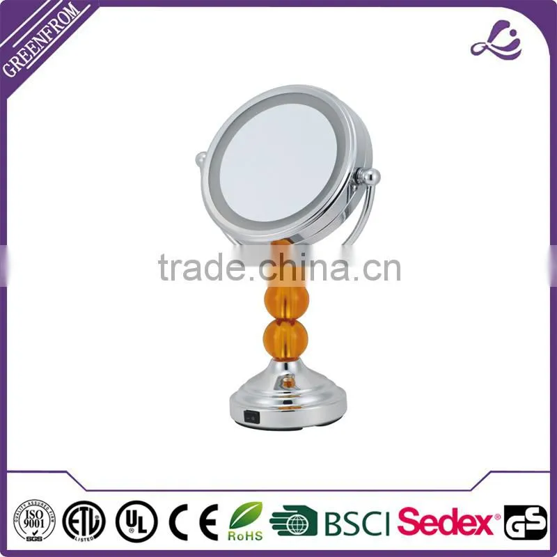 thin led cosmetic mirror with light