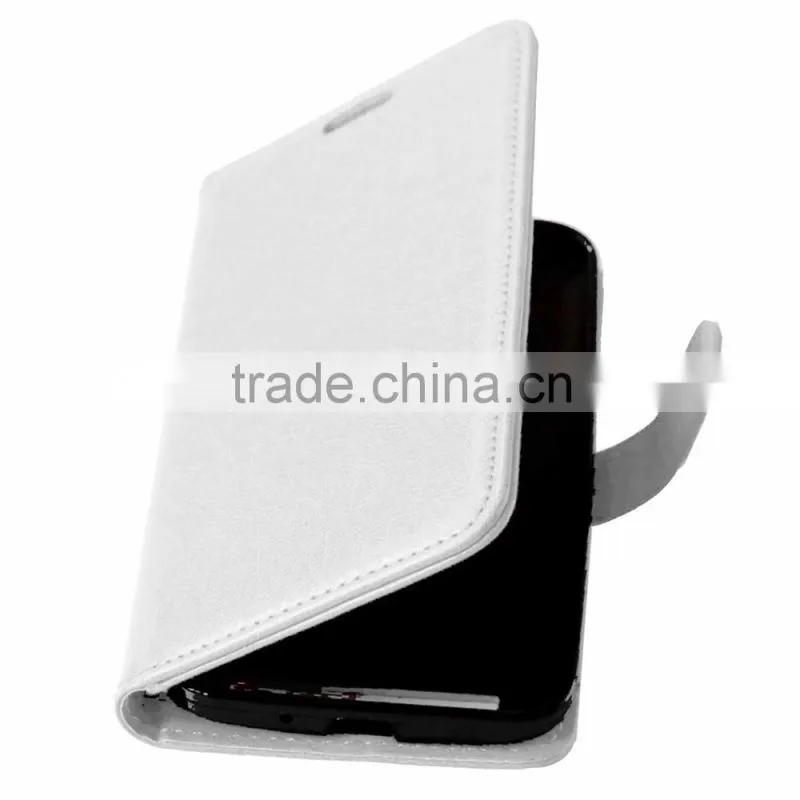 Mobile Phone PU Leather Flip Card-slot Case for ASUS Zenfone 2 ZE500CL 5.0