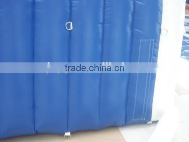 Giant advertising blue inflatable dome tent for sale
