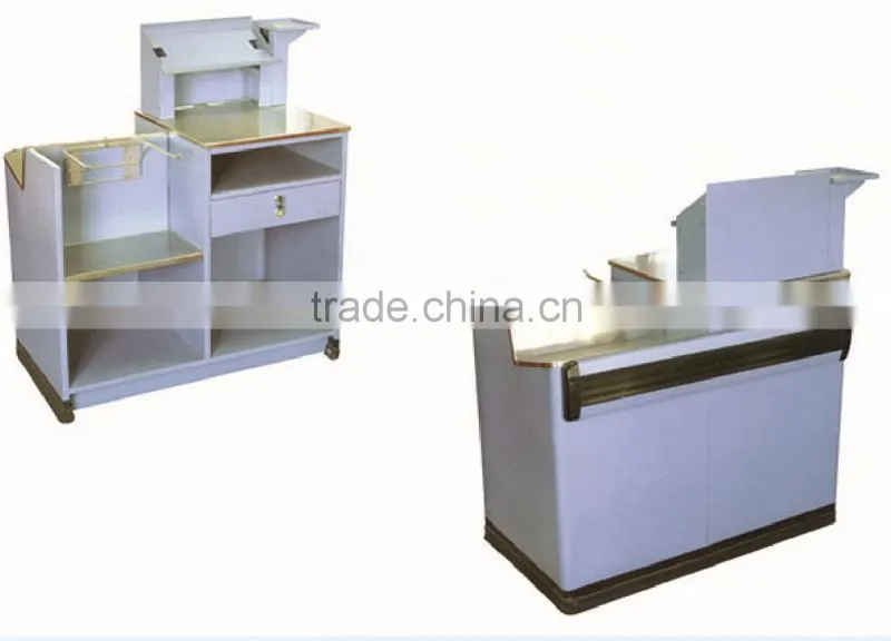 RH-CR009 1000*600*850mm Retail Convenience Store Checkout Counters Small Cash Counter