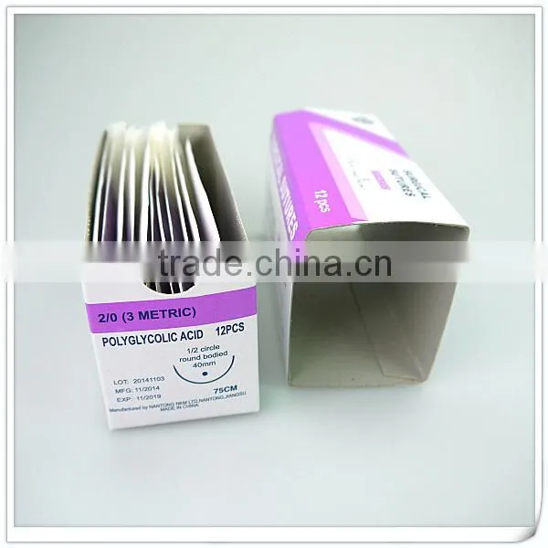 2015 new suture needle with threads