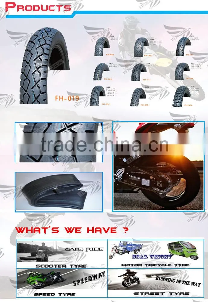 good quality motorcycle tyre to Egypt market motorcycle tubeless tire 110/90-16