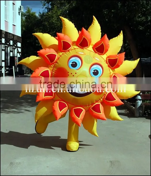 Smile Sun Costume Cute Inflatable Sun for Advertising
