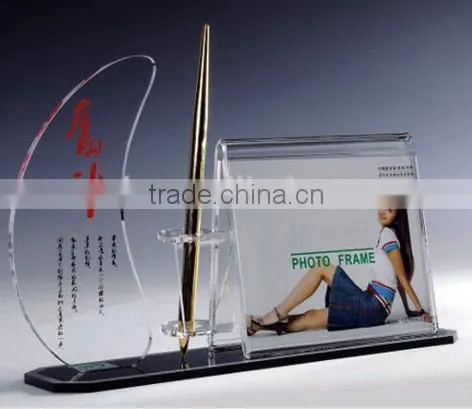 Morden and fashion acrylic colorful holes pen holder wholesale