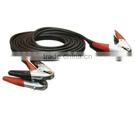 20-Feet Heavy-Duty Auto Battery Booster Cables with Parrot Jaw Clamps, 4-Gauge