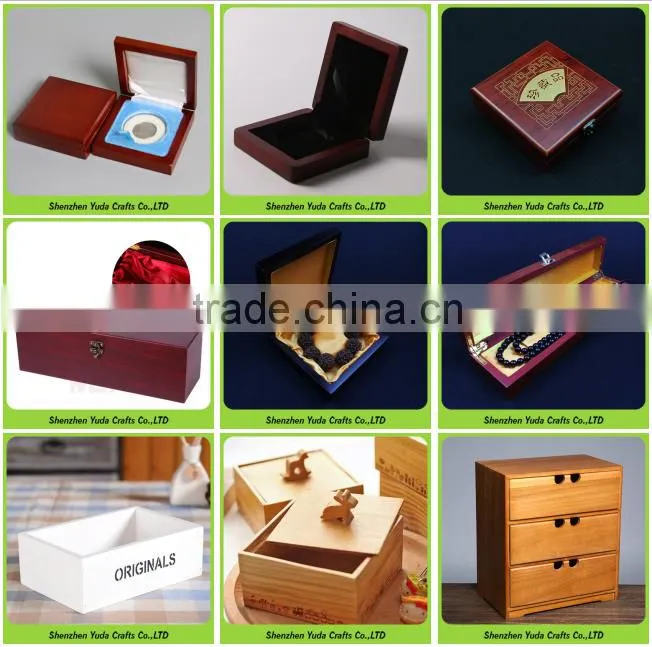 Home used desktop MDF containers set of wooden drawer box