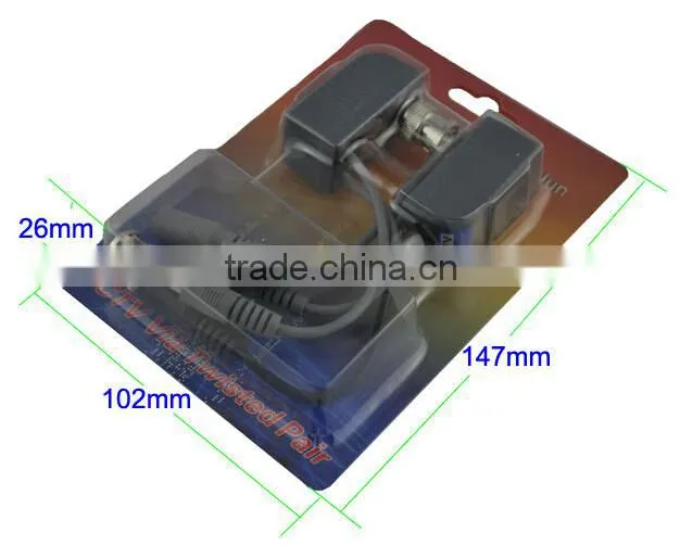 1Ch Passive UTP video balun for cctv
