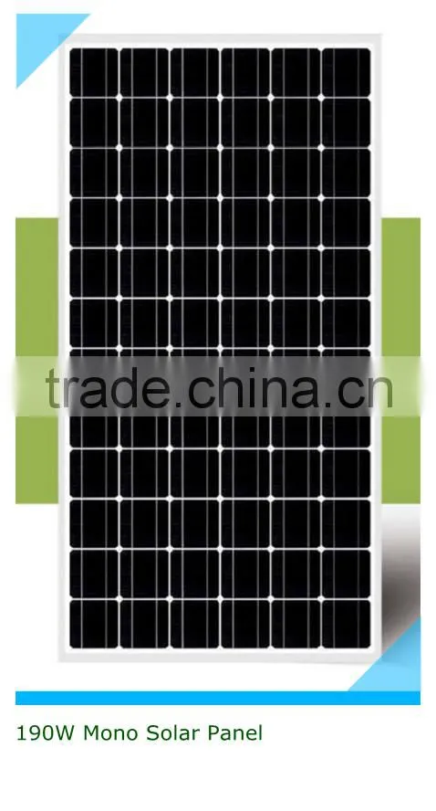 190W Mono Solar Panel