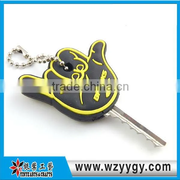 Personalized rubber key covers