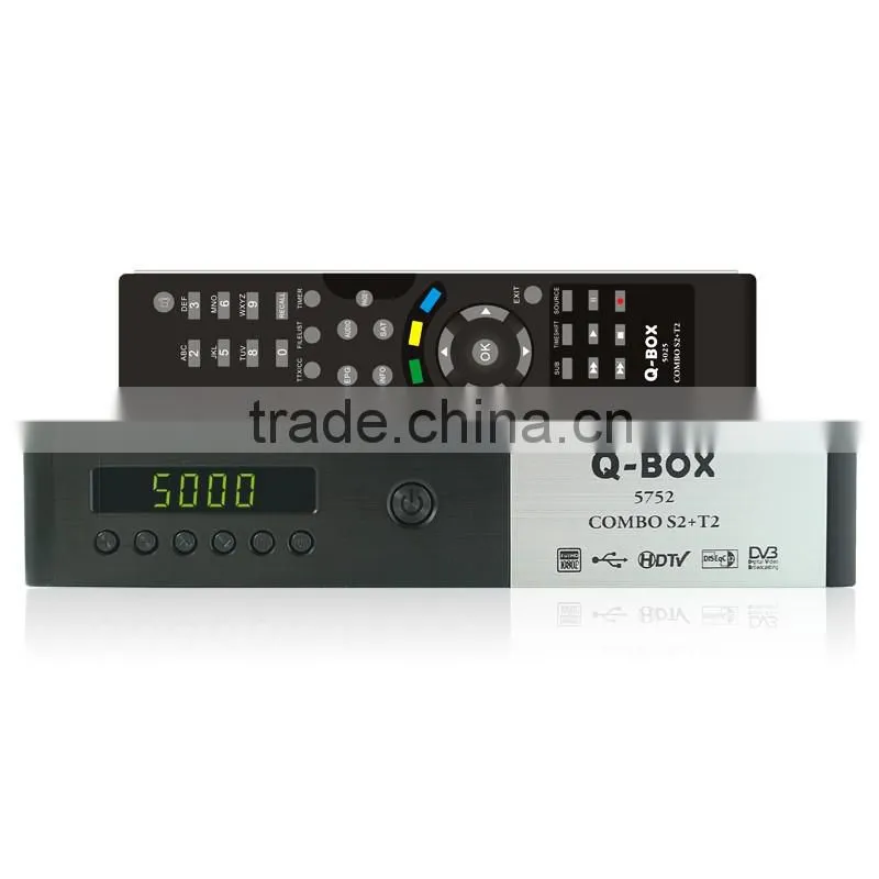 Ghana best hot sale DVB T2 S2 digital combo receiver powervu cccam biss set top box
