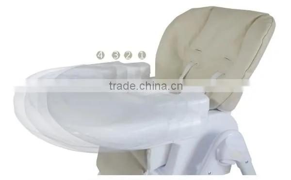 2016 new design restaurant baby high chair, portable baby high chair