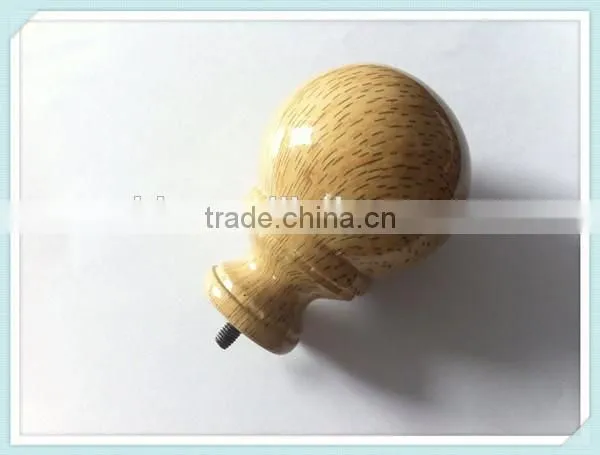 2013 Hot Sell PVC Resin Curtain Rail Rod Finials,Resin Curtain Rod Caps