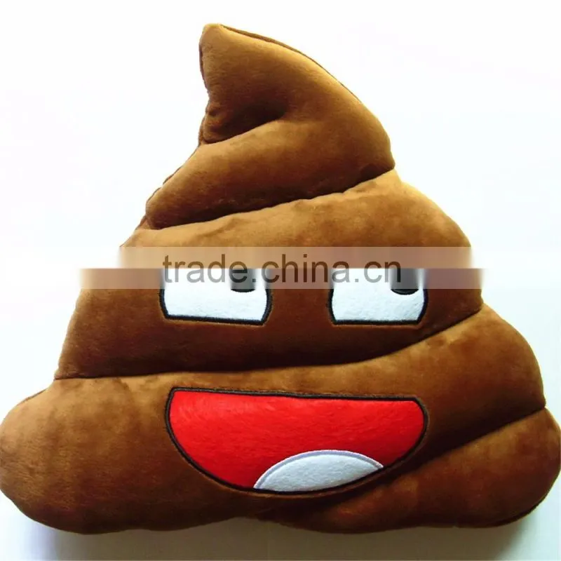 Cute Poop Shaped EmojI Poo Emoticon Soft stuffed Cushion Pillow