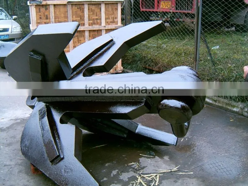Asphalt Wedge Four Fluke Boat Anchor