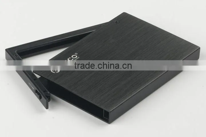 2.5" Portable HDD Enclosure with data write protected function and tool free(Aluminum Alloy)